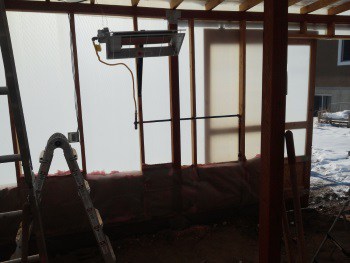 Infrared gas greenhouse heater