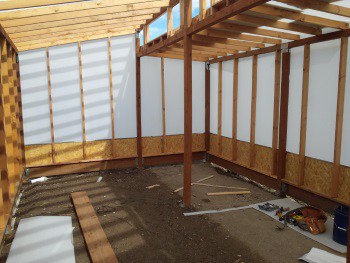 Inside the Mittleider Seedhouse