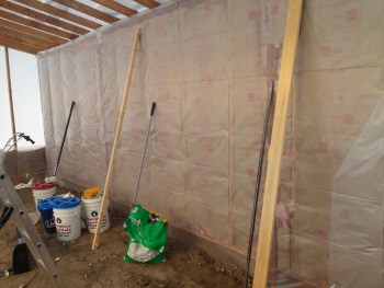 Insulating a greenhouse