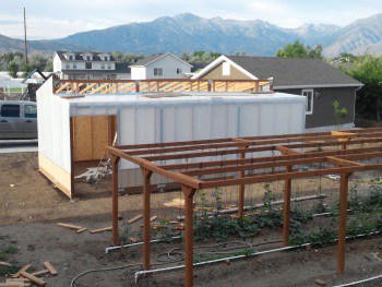 Solexx trimmed along South face