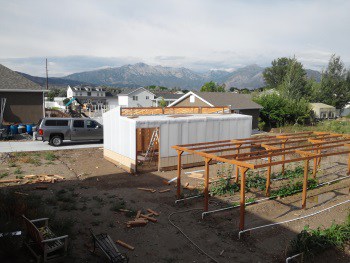 Mittleider Seedhouse - West and South Face