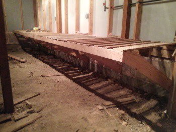 Building a greenhouse potting bench