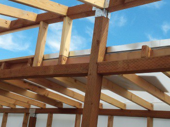 Extra blocking along vent wall to support Solexx and flashing