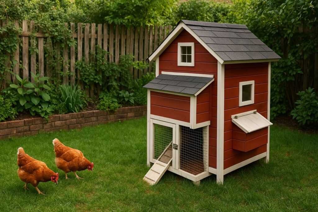 urban backyard chicken coop