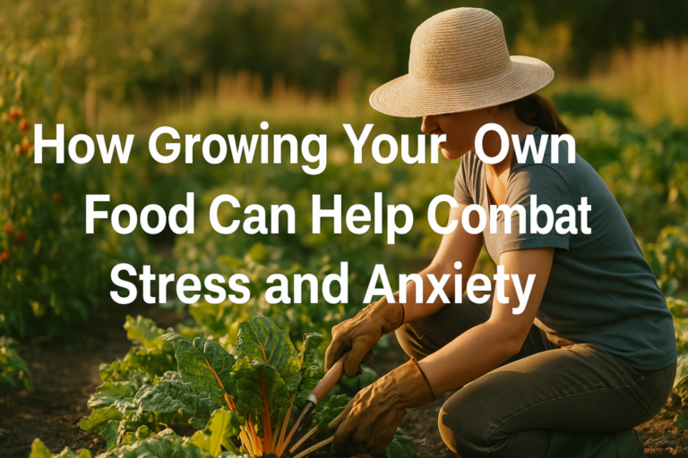 How gardening reduces stress and anxiety